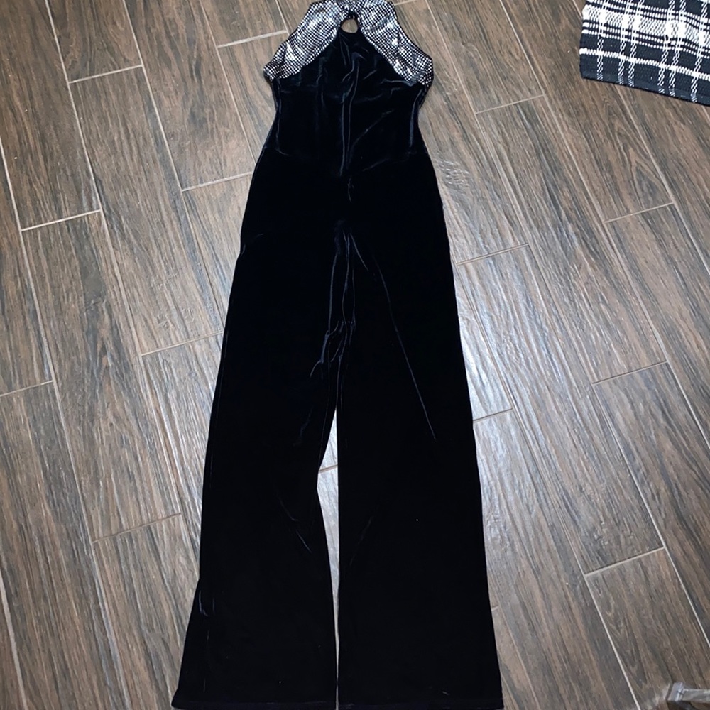 COPY - Leo’s Dancewear silver and black bodysuit or pantsuit body fitted onesie